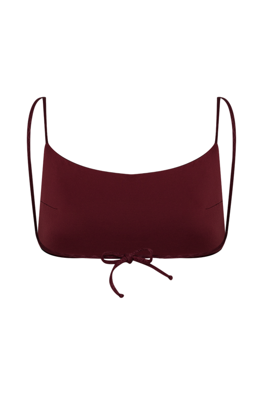 Top Barely There Bordeaux