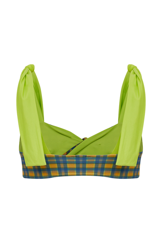 Top Knots Citron-Carreaux