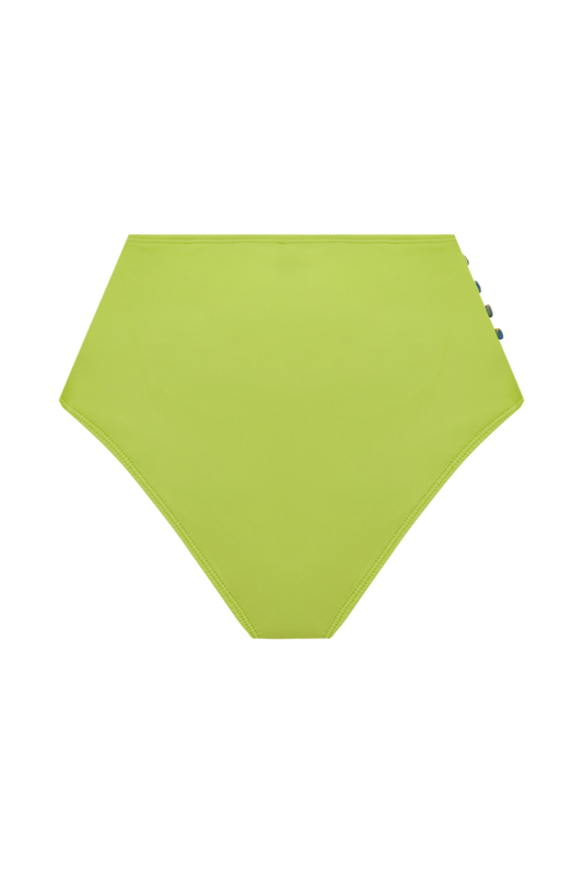 Hot Pants Buttons Citron-Carreaux