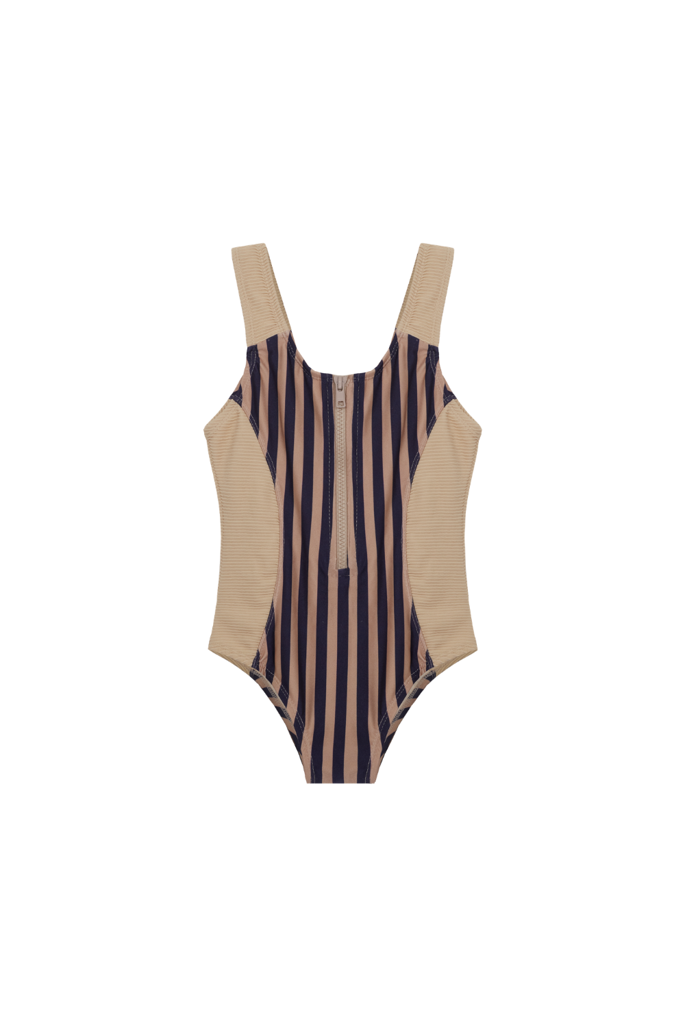 PETIT TANN - Maiô Infantil Beige Lignes — TANN Swim