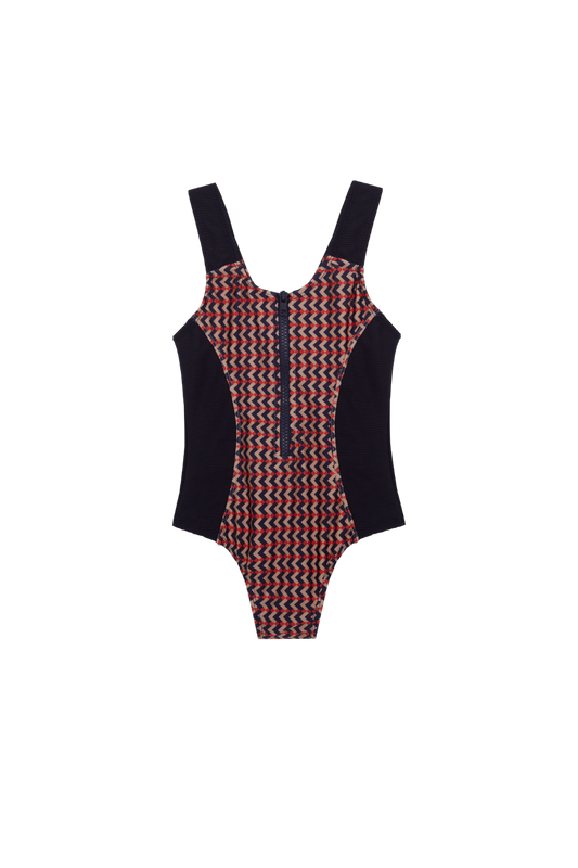 PETIT TANN - Maiô Infantil Marine Vague