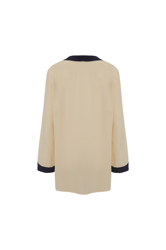 Cardigan Beige Marine