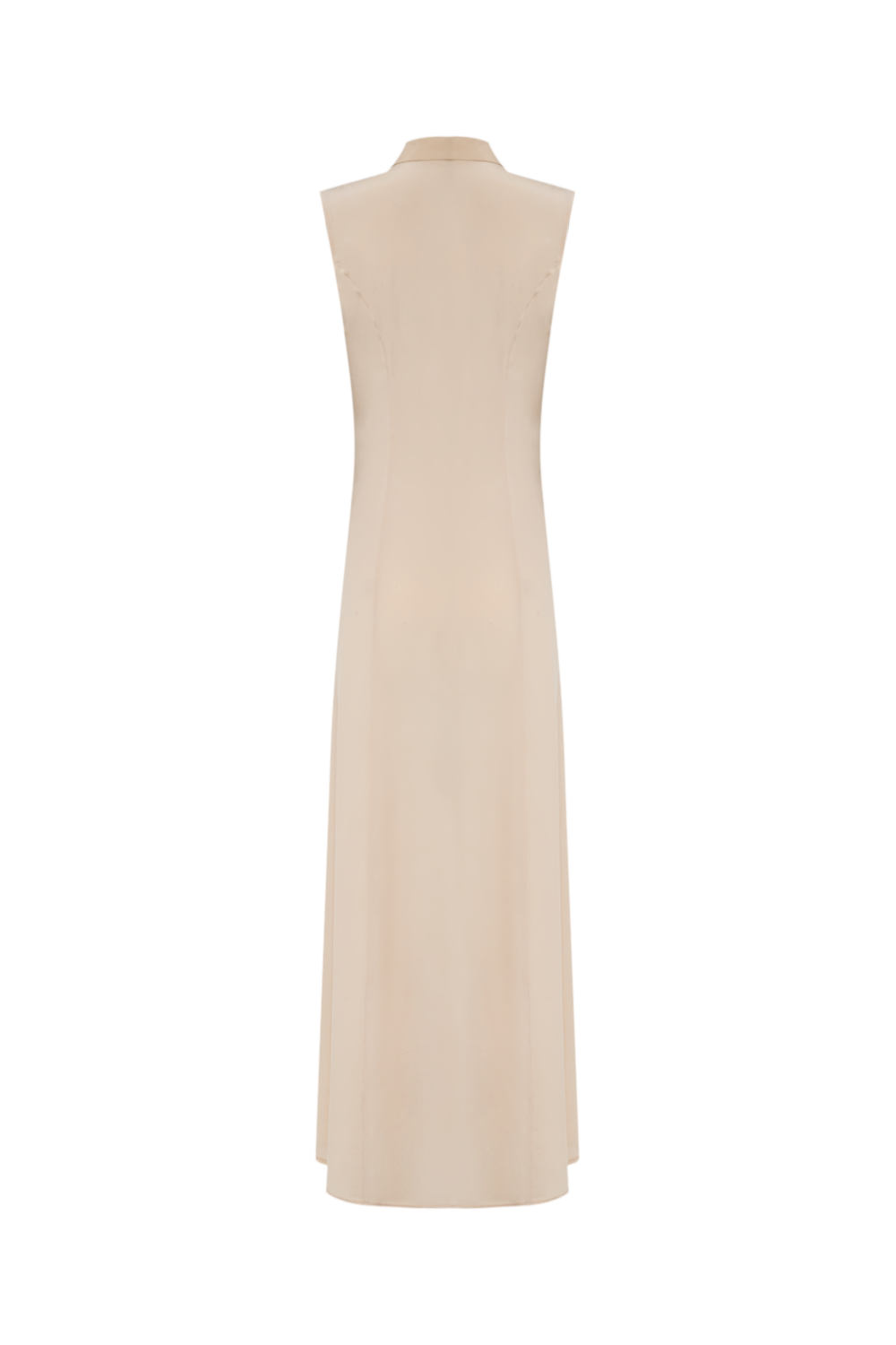 Chemise Regata Très Beige - Saída de Praia Longa em Seda Pura