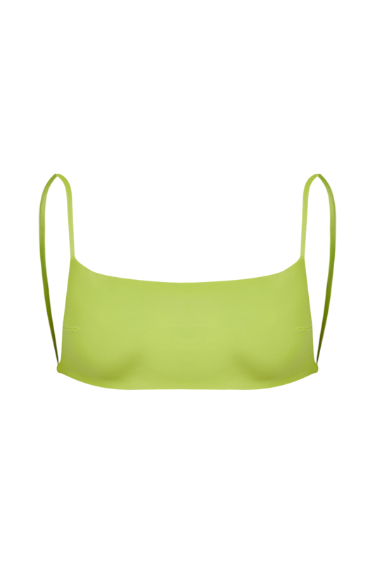 Top Barely There Citron — TANN Swim