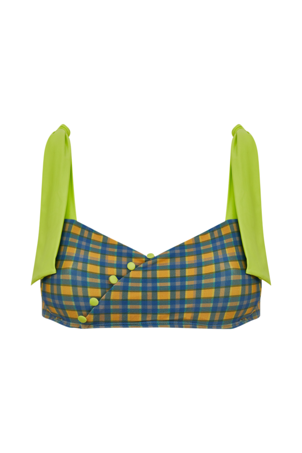 Top Knots Citron-Carreaux — TANN Swim