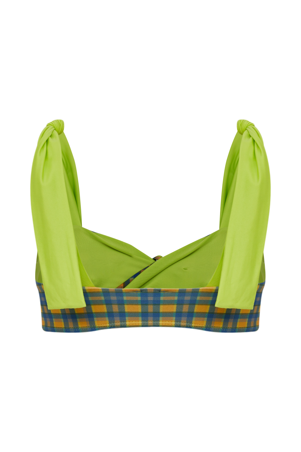Top Knots Citron-Carreaux