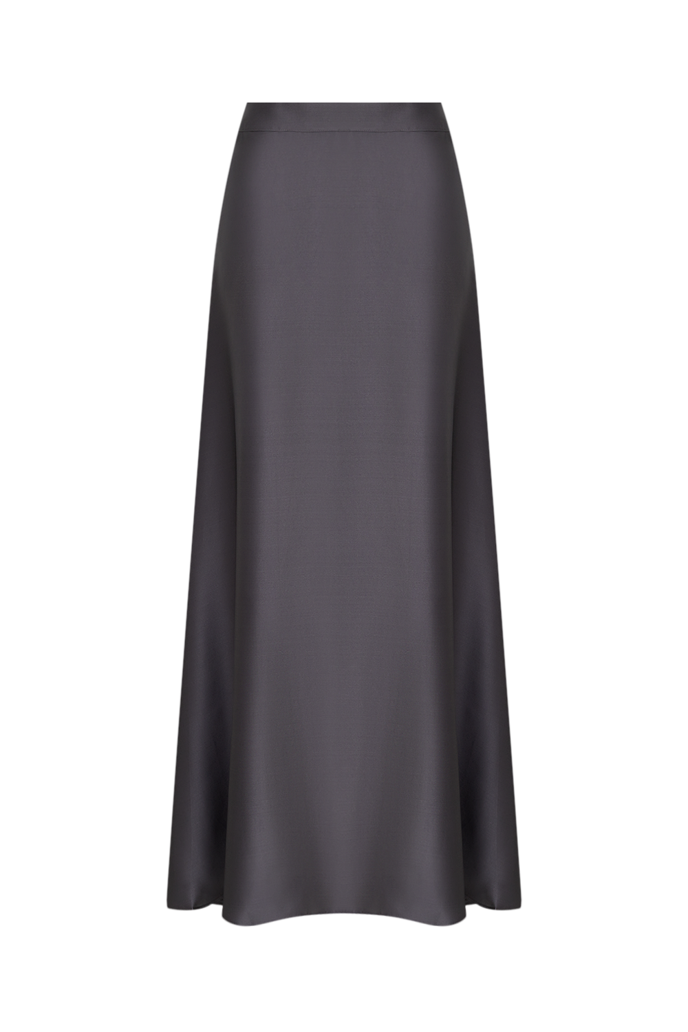 Saia Aberta de Seda Gris