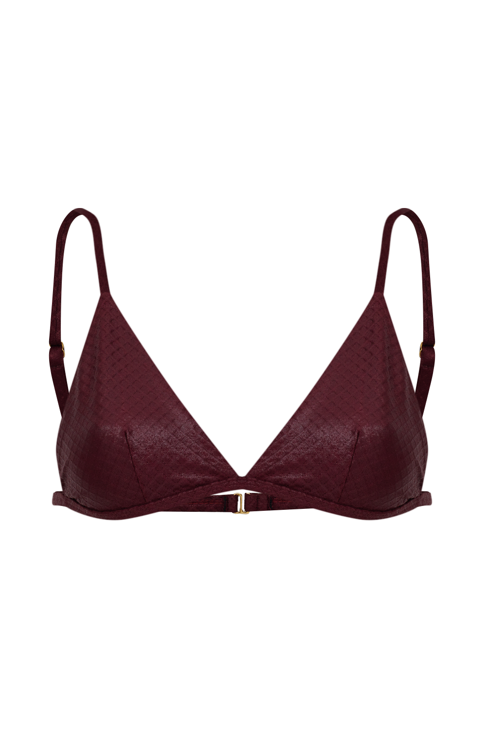 Tanner Bordeaux Top — TANN Swim