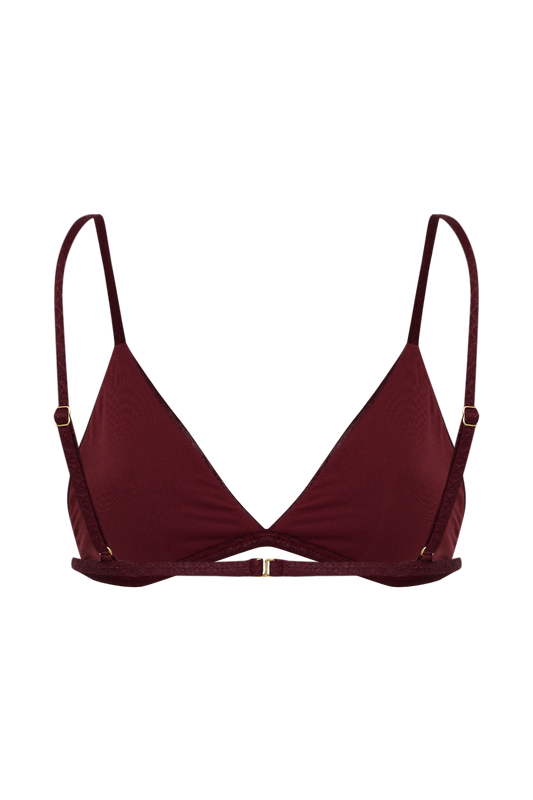 Tanner Bordeaux Top
