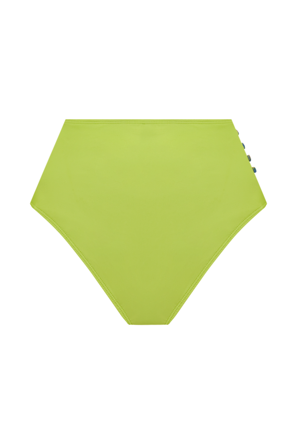 Hot Pants Buttons Citron-Carreaux