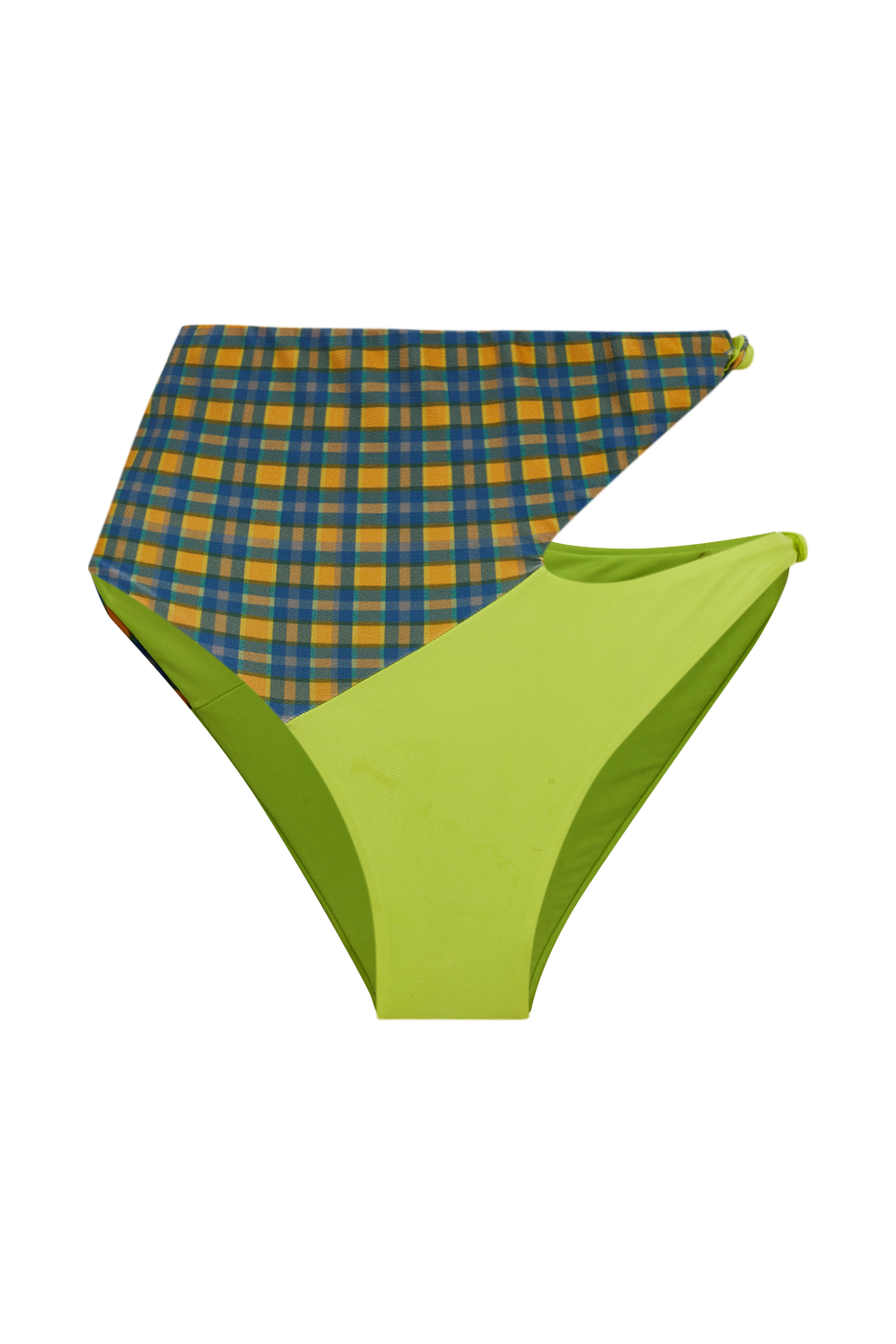 Cut Pants Citron-Carreaux — TANN Swim