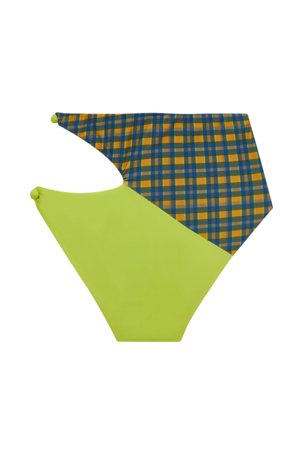 Cut Pants Citron-Carreaux