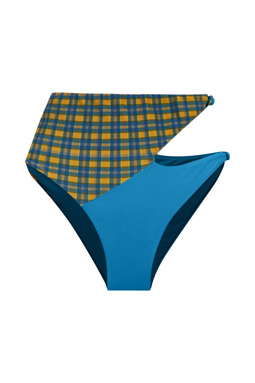 Cut Pants Myrtille-Carreaux — TANN Swim