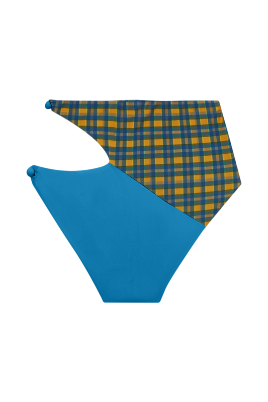 Cut Pants Myrtille-Carreaux