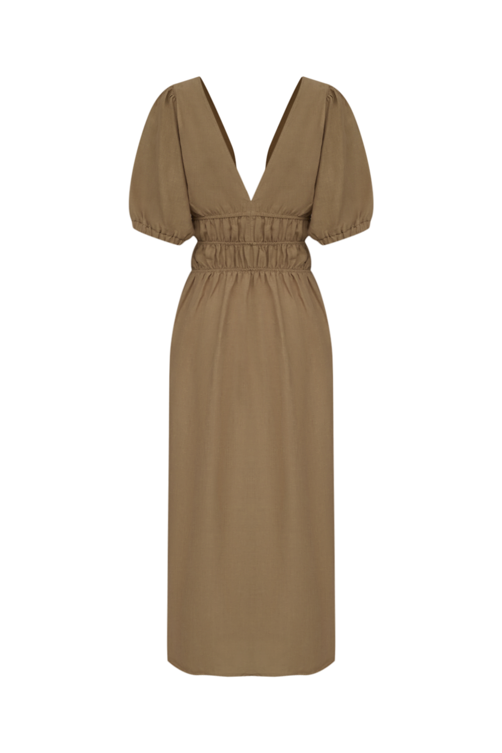 Vestido Coluna Naturel
