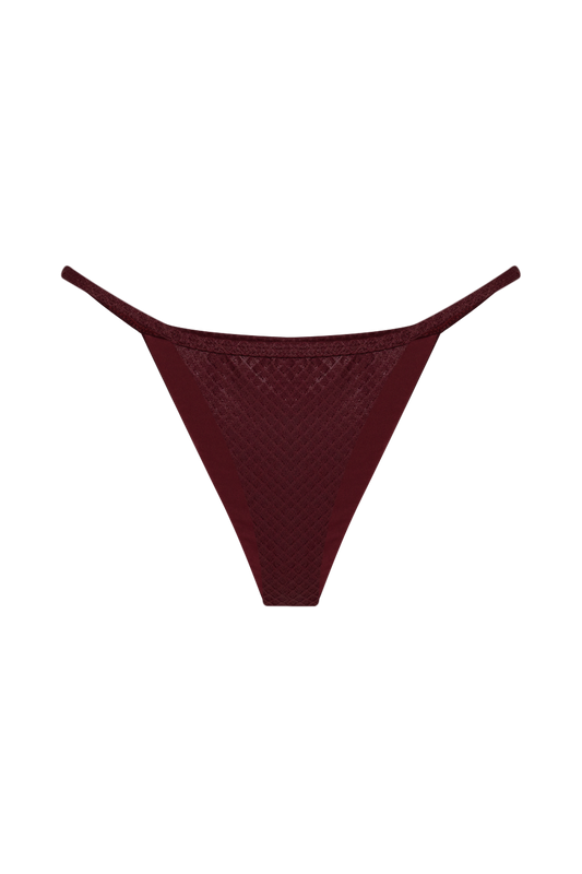 Tanner Bordeaux Bottom — TANN Swim