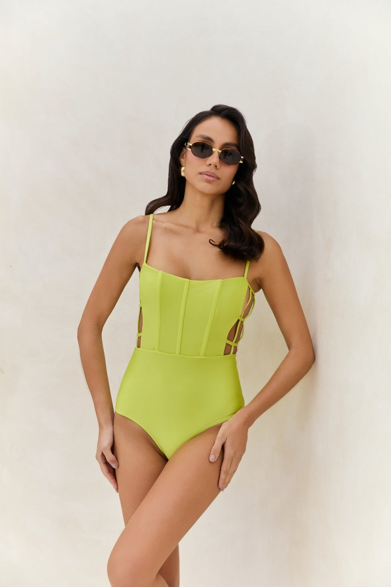 Maiô Peek - A - Boo Citron - Tann Swim