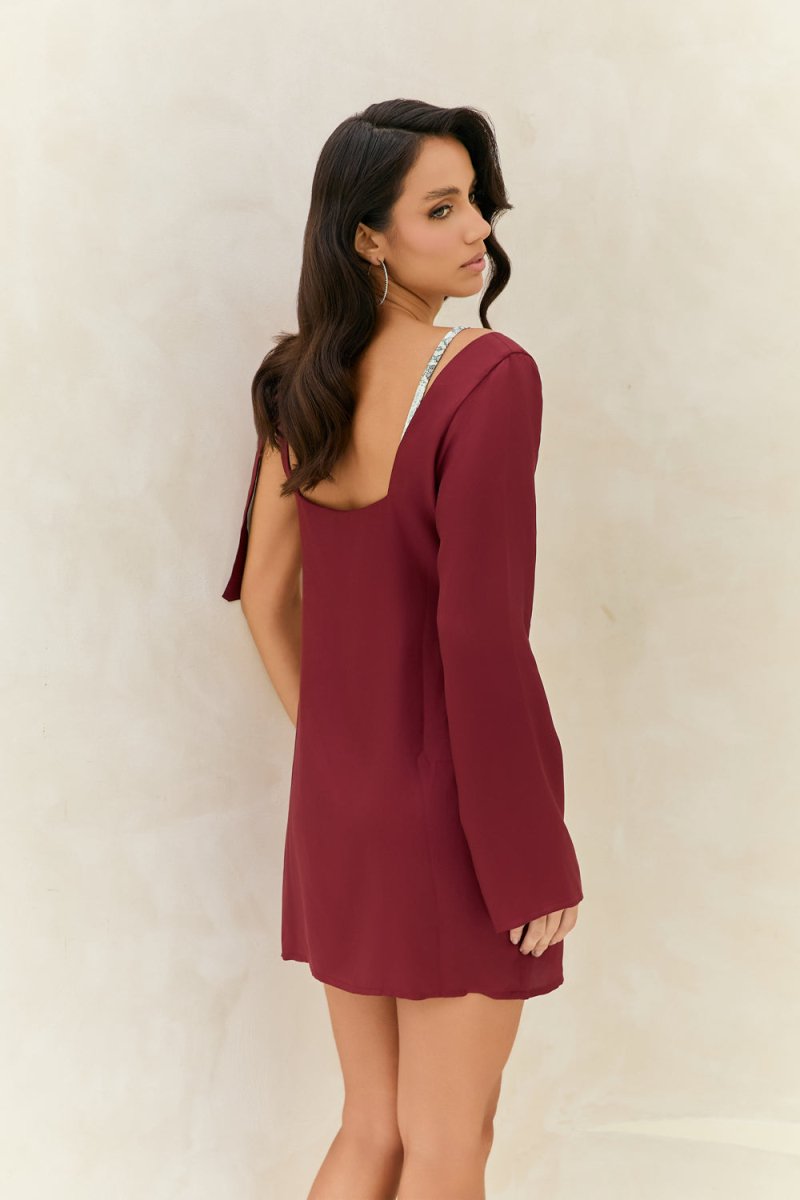 Vestido Mini Bordeaux - Tann Swim