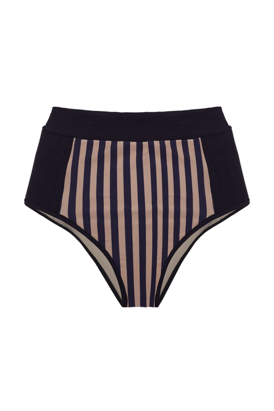 Hot Pants Lignes Marine
