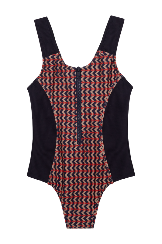 PETIT TANN - Maiô Infantil Marine Vague