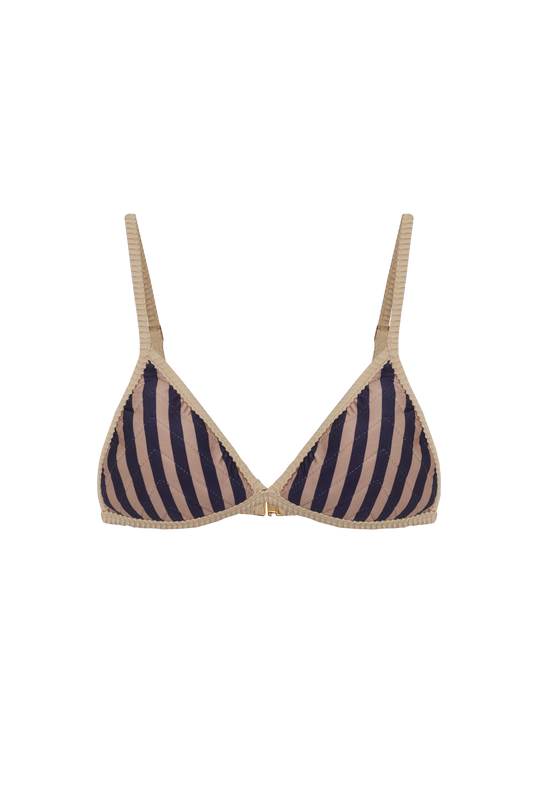 Top Tanner Beige Lignes