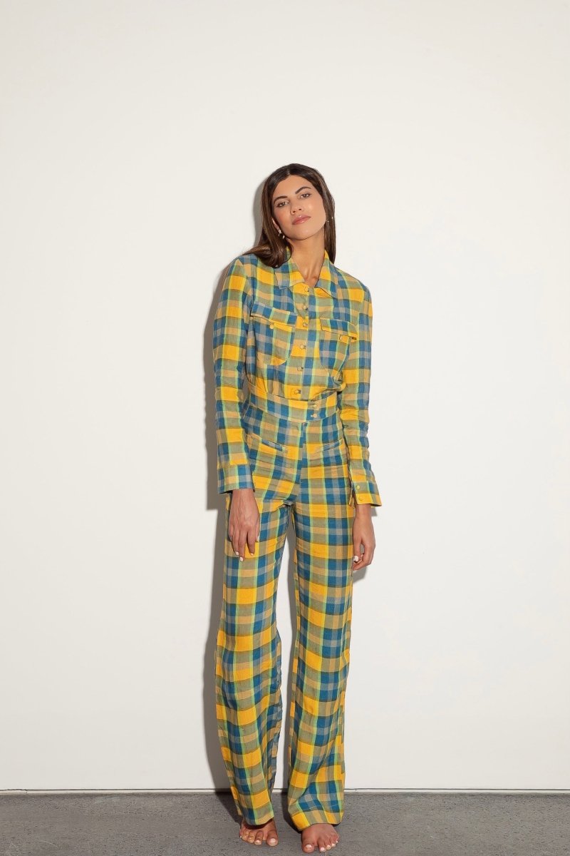 Calça À Carreaux - Tann Swim