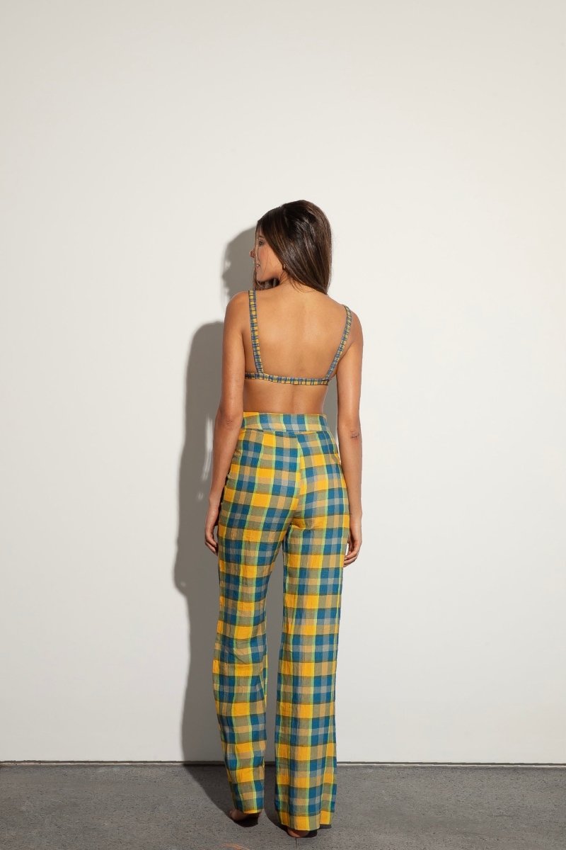 Calça À Carreaux - Tann Swim