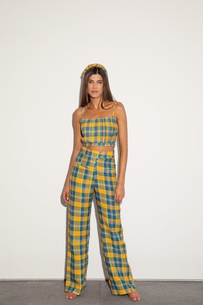 Calça À Carreaux - Tann Swim