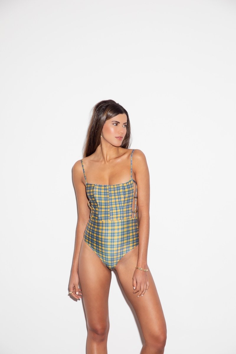 Maiô Peek - A - Boo À Carreaux - Tann Swim